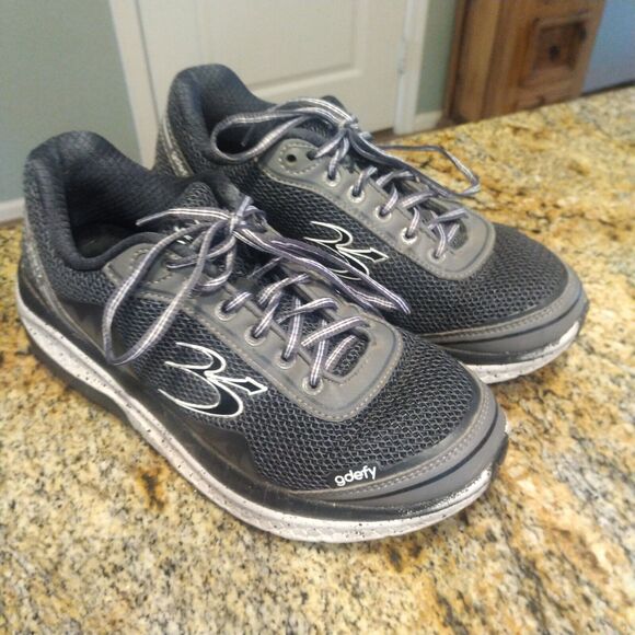 Gdefy Size 8 Women’s Gravity Defyer Mighty Walk Sneakers Gray TB9024FGS-M - Picture 5 of 12